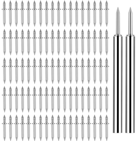 250 Pcs Double-Head Skirting Thread Seamless Nail, Double-Headed Nails, Invisible Screws & Specific Sleeve Tool, for Seamless Skirting Thread with Solid Wood Baseboard.