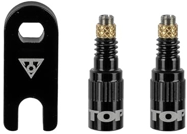 Topeak Turboflow Valve Adaptor, Presta, Black