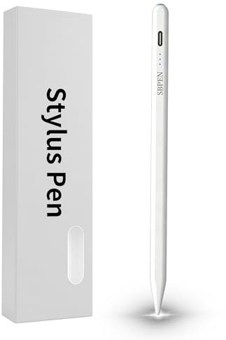 Stylet pour Samsung Galaxy Tab A11+Plus/A11/A9+/A9, Stylet Numérique pour Tablettes Android, Précis sans Retard, Allumage/Éteignage à Un Clic,Longue Durée de Vie de Batterie (Blanc)