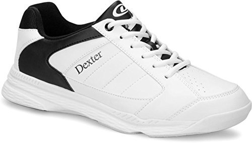 Dexter Bowling Dexter Ricky Iv Chaussures de Bowling pour Homme Blanc/Noir, Homme, DXDM0000104 065, Blanc/Noir, 6.5 US