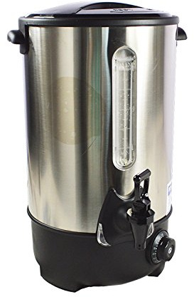 INTBUYING Stainless Steel Large Capacity Commercial Office Kitchen Hot Water Dispense Boiler Instant Boiling Machine Heater Electric Kettle Temperature Control for Coffee Tea with Faucet Tap-19.6L
