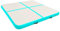 vidaXL Gymnastikmatte Aufblasbar mit Pumpe Turnmatte Tumbling Matte Training Fitnessmatte Yogamatte Trainingsmatte 200x200x10cm PVC Grün