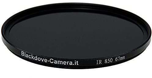 Filtro infrarosso 850nm 67mm Blackdove-cameras- Infrared filter 850 nm cut. IR