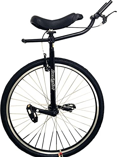 LoJax Freestyle Unicycle Heavy Duty Adults Unicycle for Tall People Height from 160-195cm (Black 28 inch)
