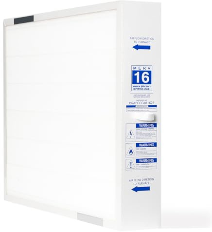 Askfish Upgrade GAPCCCAR1625 MERV-16 Filter - Furnace Cartridge - Replacement for Carrier GAPCCCAR1625 replacement Air Filter (1 Pack)