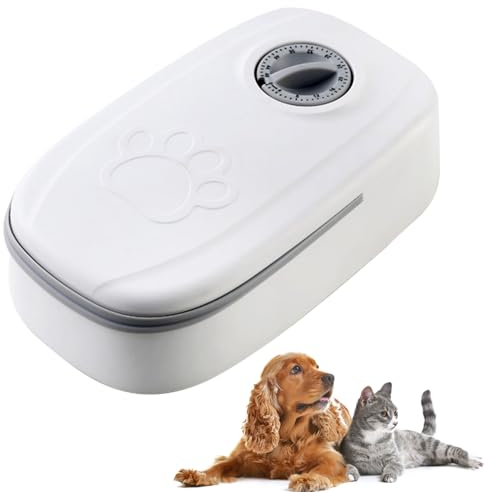 Automatic Cat Feeder,Cat Feeder Automatic With 48H Timer,350ML CaT Food Dispenser for Wet or Dry Food,AutoMatic Pet Feeders for Cats Small Dogs,CAt Timer Feeding Bowl Timed Cats Feeding Station SMALL