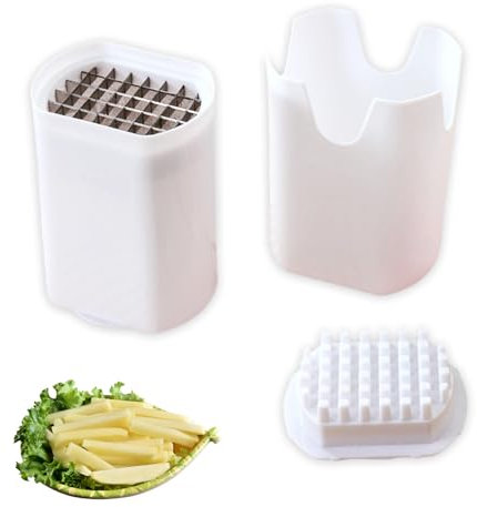 Potato Chipper Chip Cutter, Fries Cutter Manual Chip Cutter French Fry Cutter, Potato Cutter Chips, Onion Dicer Vegetable Chopper, Potato Cutter, Vegetable Fruit Slicer Home Kitchen Tools