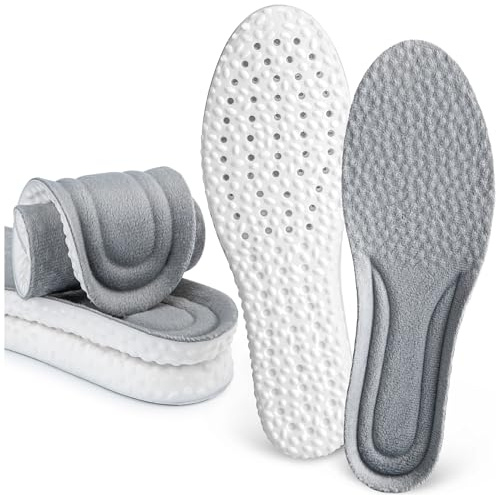 SULPO Semelles thermiques d'hiver pour homme et femme - Semelles de chaussures souples, amortissantes, antidérapantes, fines et légères - Taille 37 à 38