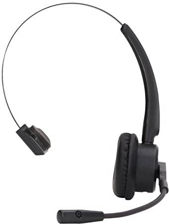 SUNGOOYUE Casque avec Réduction du Bruit, Autonomie de 18 Heures, Matériau ABS, Casque de Bureau sans Fil avec Micro Réglable, Portée de 10 M