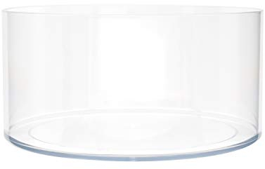 Royal Imports Blumenvase, Acryl, Zylinder, dekorativer Mittelpunkt für Zuhause oder Hochzeit, Nicht zerbrechlicher Kunststoff, 20,3 x 10,2 cm, kurz, rund, transparent