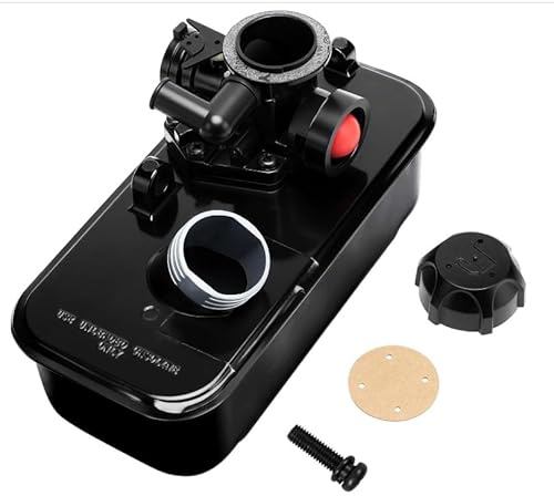 Cnornus Métal carburateur pour Briggs & Stratton réservoir 498809 498809A 494406 Pièces de rechange pour tondeuse à gazon Tondeuse a Essence Carb Carburateur