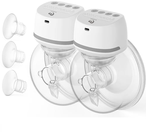 Bellababy Breast Pump,Portable Wireless Wearable Rechargeable Hands Free Breast Pump Electric with 4 Modes & 6 Levels