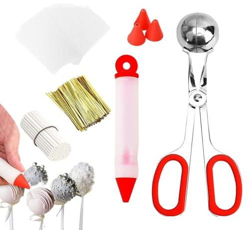 Vriusi Cake Pop Maker Kit, Reusable Lollipop Maker Set, Cake Pop Decorating Kit, Wedding Cake Pop Supplies, Birthday Party Cake Pop Set, Cake Pop Molds, Cake Pop Decorating Tools,