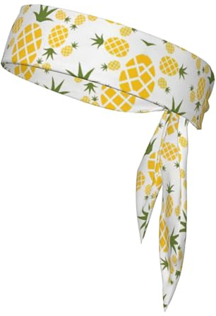 Ananas Sport huvudband justerbar snygg andningsbar löpning träning gym cykling tennis basket
