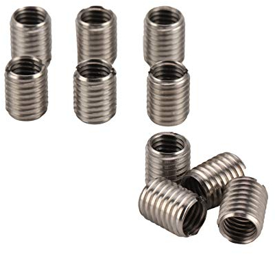 Selbstschneidender Gewindeeinsatz, Außengewinde Innengewinde Reduziermutter 15mm Innengewinde M10x1,5mm Außengewinde M12x1,75mm