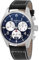 Alpina Herren Analog Quarz Uhr mit Leder Armband AL-372NS4S6