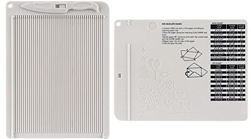 Mini Score Board Mehrzweck-Punktebrett Umschlagmacher mit Knochenordner und Anleitung für Kartenherstellung und Papierhandwerk,Kunstprojekte,Mehrzweck-Punktebrett & Punkte-und Faltwerkzeuge