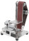 Electric Belt Sander, Mini Belt Sander Grinder Belt Machine 7 Position Adjustable Desktop Polishing Machine with 10 Sanding Belts, for DIY Work