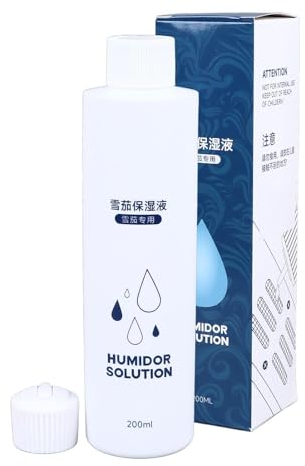 Soluzione per Umidificatore per Sigari, Soluzioni per umidità Innocua Inodore per Sigari Le Collezioni Durano più a Lungo Humidor da Viaggio Liquido Riempitivo per Umidificatore