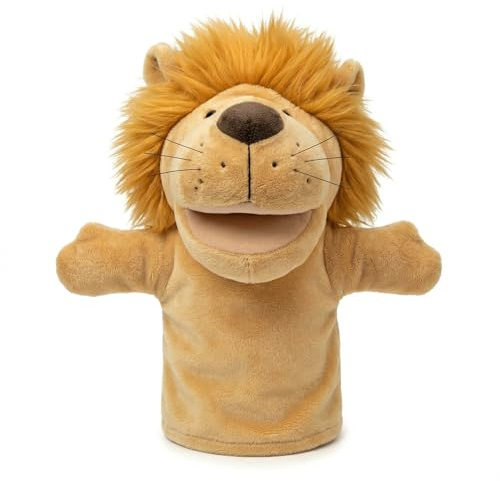 LOMTRATS Marionette a Mano con Animali per Bambini,Il Bambino Include Lupo Leone ecc.Bocche Aperte Mobili,Perfette per Raccontare storie,Insegnare,Scuola Materna,Regali di Compleanno