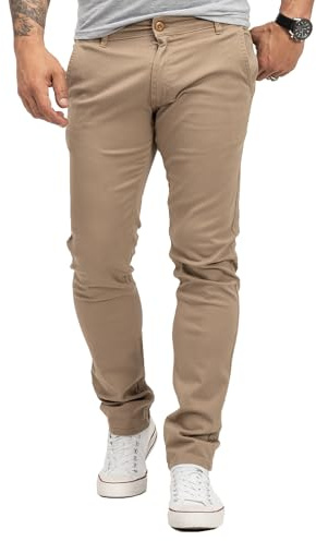 Rock Creek herrbyxor chinos byxor H-379, Beige, 40W x 32L