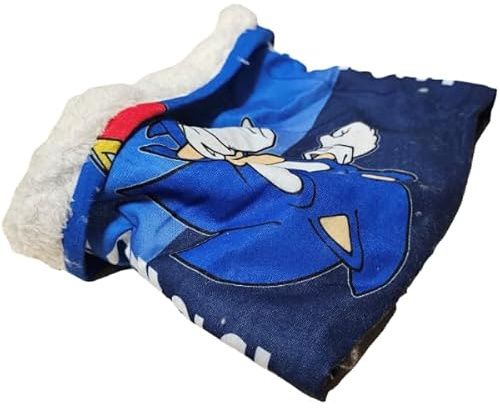 ILS I LOVE SHOPPING Tour de cou Écharpe Tubulaire Enfants Chaud Enfant Encolure Thermique Hiver Garçons Doux, Pour Sonic, taille unique bébé
