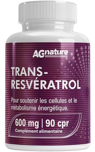 Trans Resveratrolo 600mg Antiossidante Puro 90 Compresse con NAD, Quercetina, Piperina, Acido Alfa Lipoico e Astragalo
