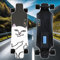 Pro Offroad-Elektro-Skateboards, 350 W bürstenloses elektrisches Cruiser-Board mit 4-Gang-Fernbedienung, 15 % Hügel, 25 km/h und 15 km/9,4 Mi Reichweite, praktisches elektrisches Longboard, TypeC