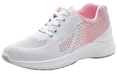 Scarpe ortopediche da donna, per il tempo libero, da donna, sportive, traspiranti, a piedi nudi, con lacci, scarpe da trekking, scarpe da ginnastica, comode da corsa, leggere