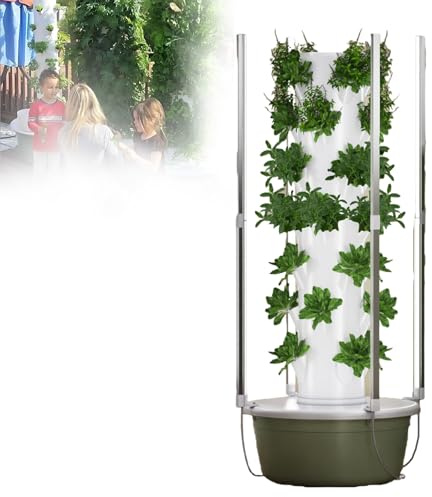ZYGPH Sistema de Cultivo hidropónico con Luces LED para jardinería Vertical en Interiores