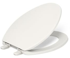 Kohler 20110-96 K-20110-96 Brevia Toilet Seat Biscuit, Elongated