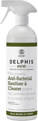 Delphis Eco Antibacterial Kitchen Surface Cleaner 700ml | Kills 99.999% of Bacteria & Viruses incl. Enveloped Viruses | Anti-Bac surface spray