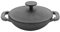 Servierpfanne 14 cm aus Gusseisen emailliert Wok-Pfanne Bratpfanne Servierpfännchen für Fajitas, BBQ, Omelette, Tapas und Desserts Gusspfännchen Gusswok