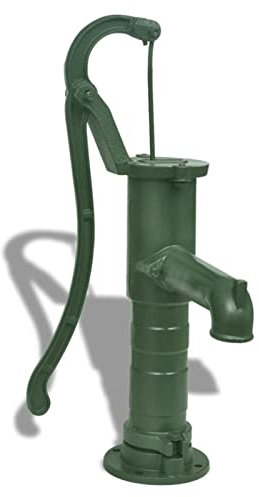 ARKEM Hand Water Pump,Rustic Cast Iron Well Pump for Yard, Garden, Farm Irrigation,Cast Iron Garden Hand Water Pump