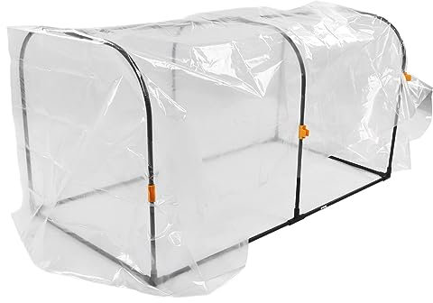 Set di Cerchi per Pellicole per Serra da Giardino, Riscaldamento Invernale, Antivento e Resistente al Freddo, Traspirante Regolabile, Protezione Completa per le Tue Piante