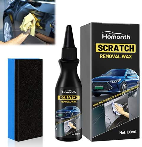 Deep Scratch Repair Kit for Cars, Car Paint Scratch Remover, 100ml Scratch Remover Wax with Sponge for Vehicles Removes Scratches Anti-Scratch Repair Paste