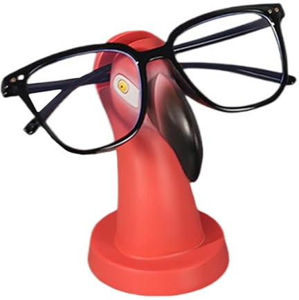 Generico Portaocchiali - Supporto Espositivo Occhiali a Forma di Fenicottero,Supporto Decorativo in Resina Intagliata Design Animale per Casa Ufficio Scrivania Uomo Donna