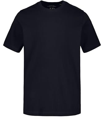 JP 1880 Herren L-8XL bis 8XL, T-Shirt im Doppelpack, Basic-Shirt aus Reiner Jerseyqualität, Rundhals, Bequeme Passform dunkel Marine 5XL 702637750-5XL