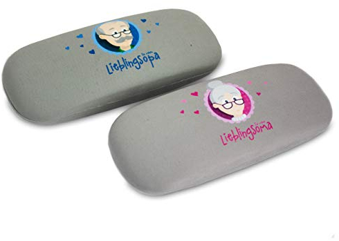 Brillenetui-Set für Oma & Opa: Liebevolles Geschenk zu Weihnachten & Geburtstag. Optimaler Schutz für Brillen inkl. Karten & Brillenputztücher. Eine wunderbare Überraschung für festliche Anlässe!