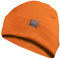 MERIWOOL Beanie für Damen und Herren – Merinowolle Mischgewebe Rippstrick Wintermütze, Orange, Einheitsgröße