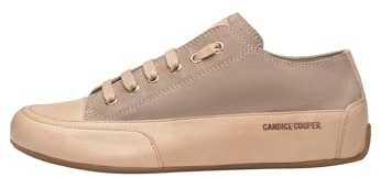 Candice Cooper Rock S-Sneakers aus Veloursleder und Leder in Vintage-Optik, Taubengrau 38