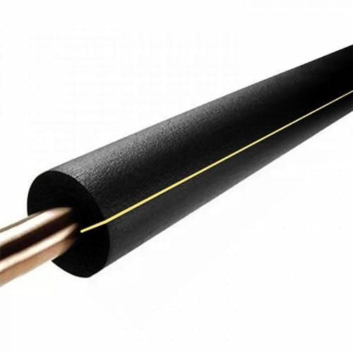Rori Selbstklebende Rohrisolierung 2M lang - 9mm dick - Ø51mm - Schaumstoff selbstklebend Schlauch Rohrisolierung für Outdoor - Isolierung für Heizung und Sanitär