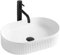 Rea Vasque à poser Vanda Lavabo de salle de bain 310 x 490 x 130 mm en céramique (Blanc)