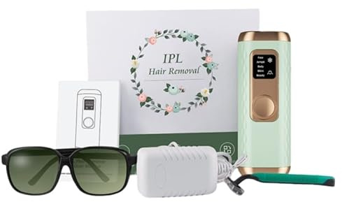 puruxe depiladora ipl as20 con Luz Pulsada Profesional para Todo el Cuerpo, Consigue Resultados de Salón en Casa