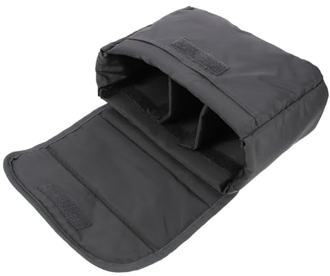 POPETPOP Borsa per Fotocamera Compatta Imbottita Coperchio Integrato, Inserto per Zaino Protettivo Contro Graffi e Sporco, Custodia Portatile Pieghevole Adatta per Viaggi e Uso Quotidiano