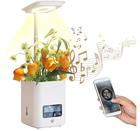 Torre Idroponica, Di coltivazione da giardino Giardino di erbe interno con luce a LED Fioriera intellinte for cucina domestica Timer automatico