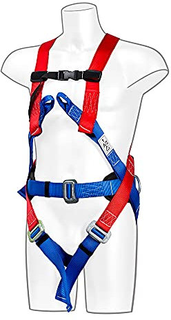 Portwest 3 Point Comfort Harness, Size: One Size, Colour: Red, FP17RER