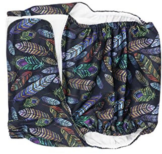 Erwachsene Stoffwindelwindel, Stoffwindeln mit Klettverschluss, Waschbare Wiederverwendbare Verstellbare Windeln für ältere Inkontinenz,Geeignet für Menschen mit Inkontinenz(G1)