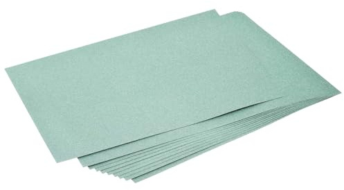 MECCANIXITY Shimmer Cardstock Paper 10 Sheets, Pearlescent Card Stock 8x11.5 Inch 92 Lb/250gsm, Craft, Scrapbook, Cover, Gift Wrapping, Wedding Invitation, Birthday Card, Dark Green