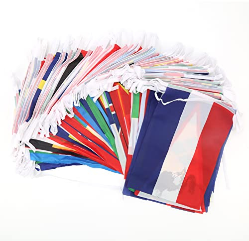 200 Länderflaggen, internationale Flaggen, Banner, Weltflaggen, Banner für Party-Dekorationen, Schulfestivals, Feiern, Bars, Sportclubs, große Eröffnung